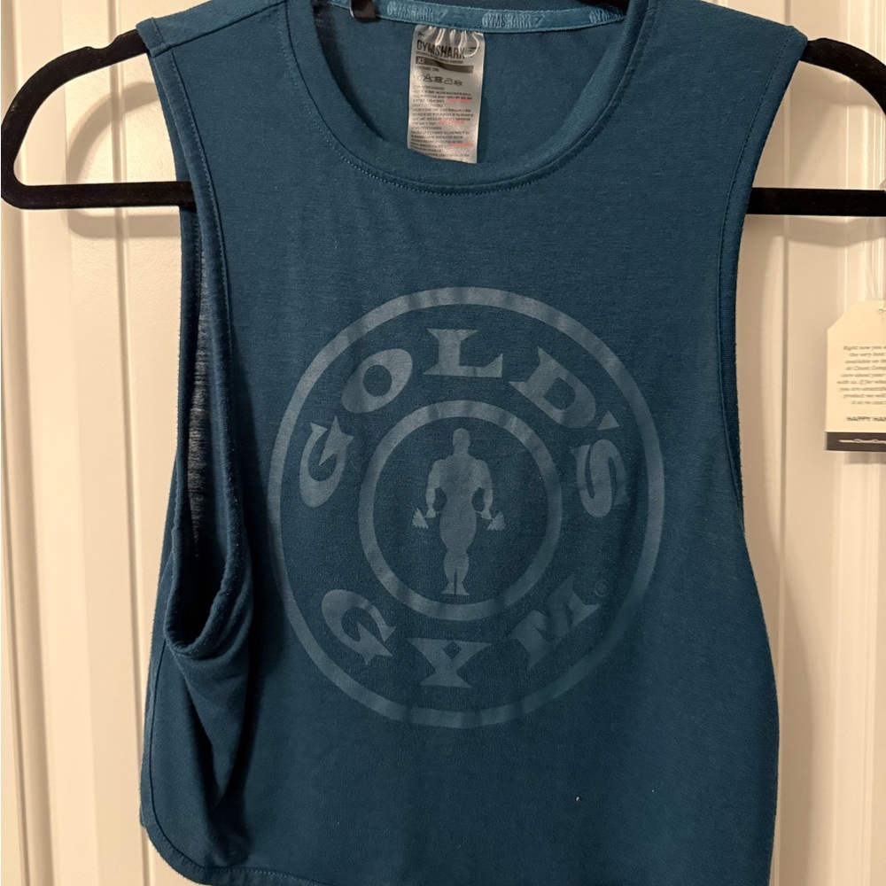 Gymshark Gold’s Gym Women's Blue Tank Top
